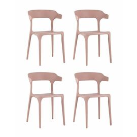 Стул Neo пластик пыльно-розовый 4 шт. | Интернет магазин мебели и декора LifeDekor