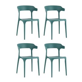 Стул Neo пластик темно-бирюзовый 4 шт. | Интернет магазин мебели и декора LifeDekor