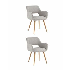 Стул Кромвель II серый 2 шт | Интернет магазин мебели и декора LifeDekor