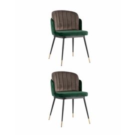 Стул Пенелопа зеленый 2 шт | Интернет магазин мебели и декора LifeDekor