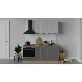 Кухонный гарнитур «Кимберли» длиной 180 см со шкафом НБ | Интернет магазин мебели и декора LifeDekor