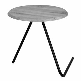 Стол журнальный Дуэт 7 орех гикори grey/черный | Интернет магазин мебели и декора LifeDekor