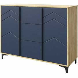 Комод «Тиана» КМК 0967.16, дуб наварра/синий матовый | Интернет магазин мебели и декора LifeDekor