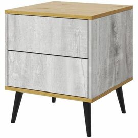 Тумба «Саванна» 2Я КМК.0973.19, бетон пайн светлый/дуб наварра | Интернет магазин мебели и декора LifeDekor