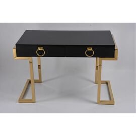 Стол-консоль Атлас МС9002-120В, 120х60х78 см, черный глянцевый | Интернет магазин мебели и декора LifeDekor