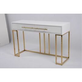 Стол-консоль Альма МС9005-120W, 120х40х78 см, белый глянцевый | Интернет магазин мебели и декора LifeDekor