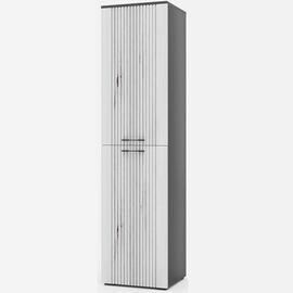 Шкаф «Монреаль» 2Д КМК 0986.1, антрацит/дуб канадский арктик | Интернет магазин мебели и декора LifeDekor