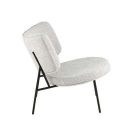 Кресло District Lounge букле светло-серый | Интернет магазин мебели и декора LifeDekor