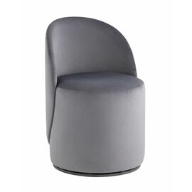Пуф Loreen вращающийся велюр серый | Интернет магазин мебели и декора LifeDekor