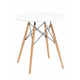Стол круглый Eames DSW NEW D70 белый | Интернет магазин мебели и декора LifeDekor