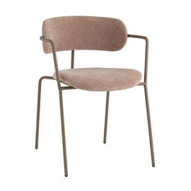 Стул Дженни букле бежевый каркас бежево-серый матовый | Интернет магазин мебели и декора LifeDekor