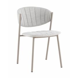 Стул Харпер ткань рогожка серо-голубой каркас серый матовый | Интернет магазин мебели и декора LifeDekor