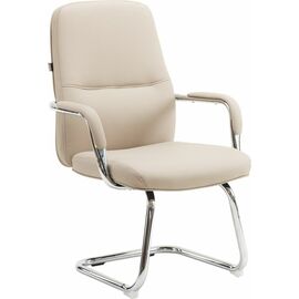 Кресло для посетителей Everprof Vesta CF Экокожа Бежевый | Интернет магазин мебели и декора LifeDekor