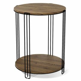 Столик кофейный SHT-CT33 черный муар/светлый орех | Интернет магазин мебели и декора LifeDekor