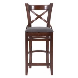 Стул барный "Хью" (темный тон/темно-серый М07) | Интернет магазин мебели и декора LifeDekor