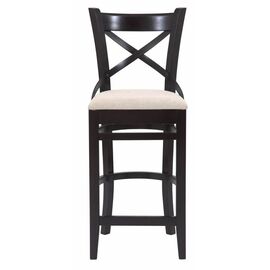 Стул барный "Хью" (венге/бежевый М02) | Интернет магазин мебели и декора LifeDekor