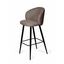 Стул полубарный Vito, букле коричневый / опора конус | Интернет магазин мебели и декора LifeDekor