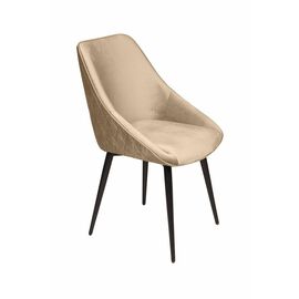 Стул Neo ромб, поворотный на 360 градусов, бархат бежевый 5 /опора конус | Интернет магазин мебели и декора LifeDekor