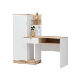 Компьютерный стол Джидда 1500 белый / дуб делано | Интернет магазин мебели и декора LifeDekor