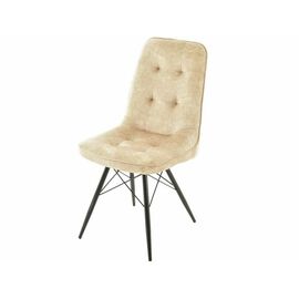 Стул «Бордо» Монолит беж, паук черный | Интернет магазин мебели и декора LifeDekor