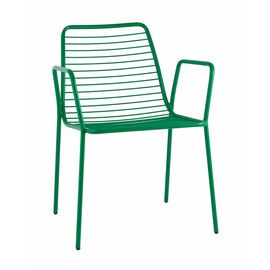 Стул с подлокотниками Дели металл зеленый | Интернет магазин мебели и декора LifeDekor