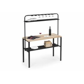 Барный стол Нари 120х50х171 делано / черный матовый | Интернет магазин мебели и декора LifeDekor