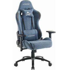 Геймерское кресло Everprof Ghost Ткань Синий | Интернет магазин мебели и декора LifeDekor
