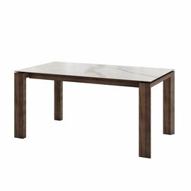 Стол обеденный Aron 200, керамика матовая белая | Интернет магазин мебели и декора LifeDekor