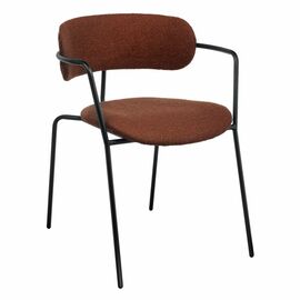 Стул Ant букле терракотовый | Интернет магазин мебели и декора LifeDekor