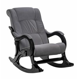 Кресло-качалка модель 77 (Венге / ткань V 32) | Интернет магазин мебели и декора LifeDekor