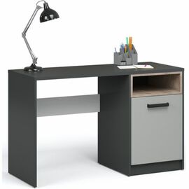 Стол «Квадро» 120, Антрацит/Белый/Дуб эндгрейн/Шиншилла | Интернет магазин мебели и декора LifeDekor