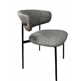 Дизайнерский стул Palermo букле серый | Интернет магазин мебели и декора LifeDekor