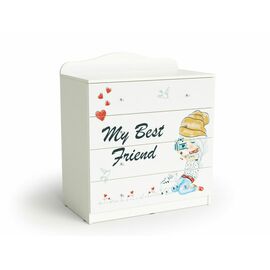 Комод "Девочки", Белый шёлк | Интернет магазин мебели и декора LifeDekor