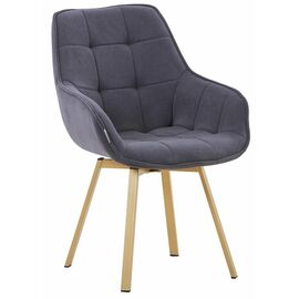 Полукресло поворотное Milan велюр темно-коричневый/опоры бронза | Интернет магазин мебели и декора LifeDekor