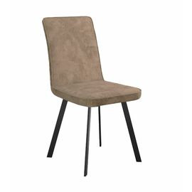 Стул DikLine 208 AN4 капучино, ножки черные | Интернет магазин мебели и декора LifeDekor