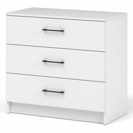 Комод «Чикаго» 3ящ, белый | Интернет магазин мебели и декора LifeDekor