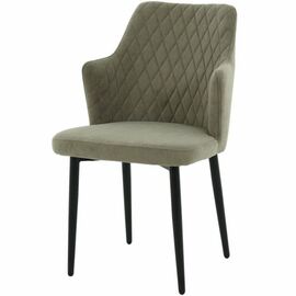 Стул «Курт», велюр Бренди мансун, каркас черный | Интернет магазин мебели и декора LifeDekor