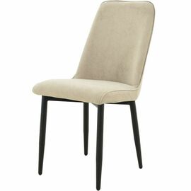 Стул «Дейзи», Вивальди 04, каркас черный | Интернет магазин мебели и декора LifeDekor