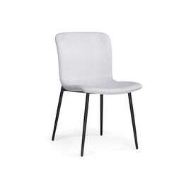 Стул на металлокаркасе Игон серый / черный муар | Интернет магазин мебели и декора LifeDekor