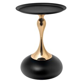 Кофейный столик Angel 40x55см, чёрный, металл | Интернет магазин мебели и декора LifeDekor