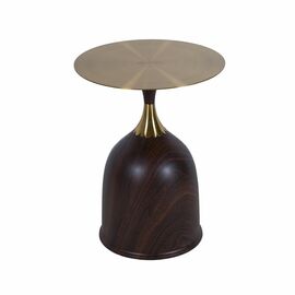 Кофейный столик Stupa 40x54см, металл под дерево | Интернет магазин мебели и декора LifeDekor