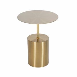 Кофейный столик Solid диам.40см x 58см, золотой, металл | Интернет магазин мебели и декора LifeDekor