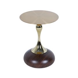 Кофейный столик Angel 40x55см, металл под дерево | Интернет магазин мебели и декора LifeDekor