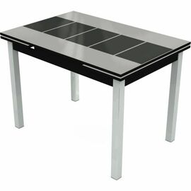 Стол «Шанхай» Каре 110x74см, бело-черный | Интернет магазин мебели и декора LifeDekor