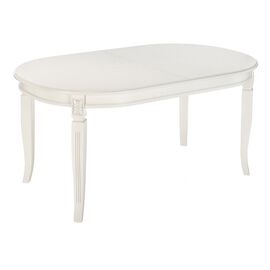 Стол деревянный Aviano молочный без патины | Интернет магазин мебели и декора LifeDekor