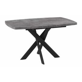 Стол Andres -130 (130/165 х 85 / дымчатая керамика / черный) | Интернет магазин мебели и декора LifeDekor