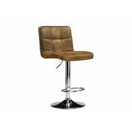 Барный стул Paskal brown / chrome | Интернет магазин мебели и декора LifeDekor