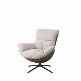 Кресло HUG латте, экокожа, шенилл | Интернет магазин мебели и декора LifeDekor