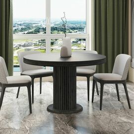 Стол Denver 110, круглый, шпон | Интернет магазин мебели и декора LifeDekor