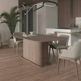 Стол прямоугольный Denver 160, шпон, опора дерево | Интернет магазин мебели и декора LifeDekor